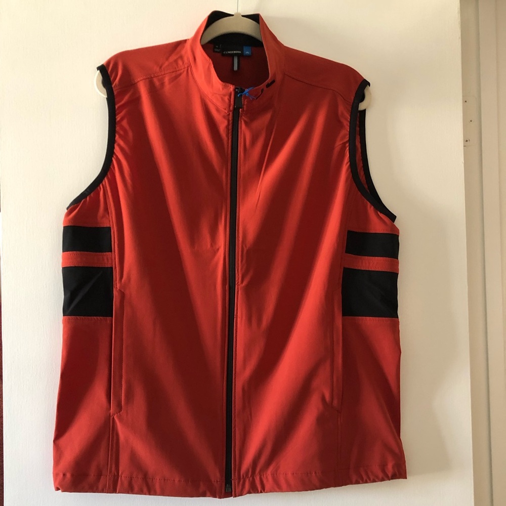 Mens XL Brand New J. Lindeberg Maten Soft Shell Vest